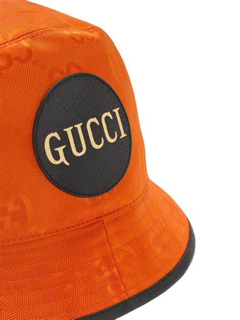 orange gucci hat|orange gucci bucket hat.